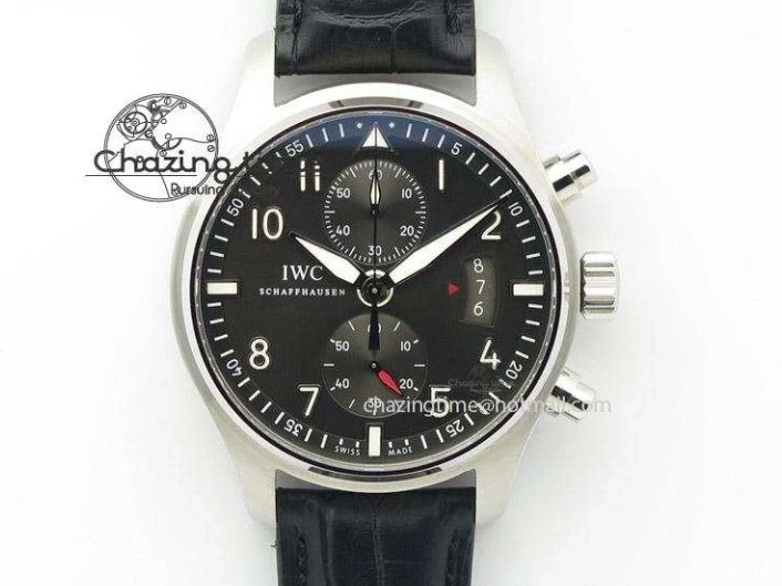 MIROTIME 0720 UrbanStyle Aquatimer Automatic IW329002 V6F 1:1 Best Edition Black Dial On SS Bracelet MIYOTA 7317